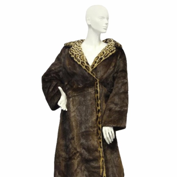 Anita Real Fur Vintage Coat 40s Sz XL(SKU 000073)